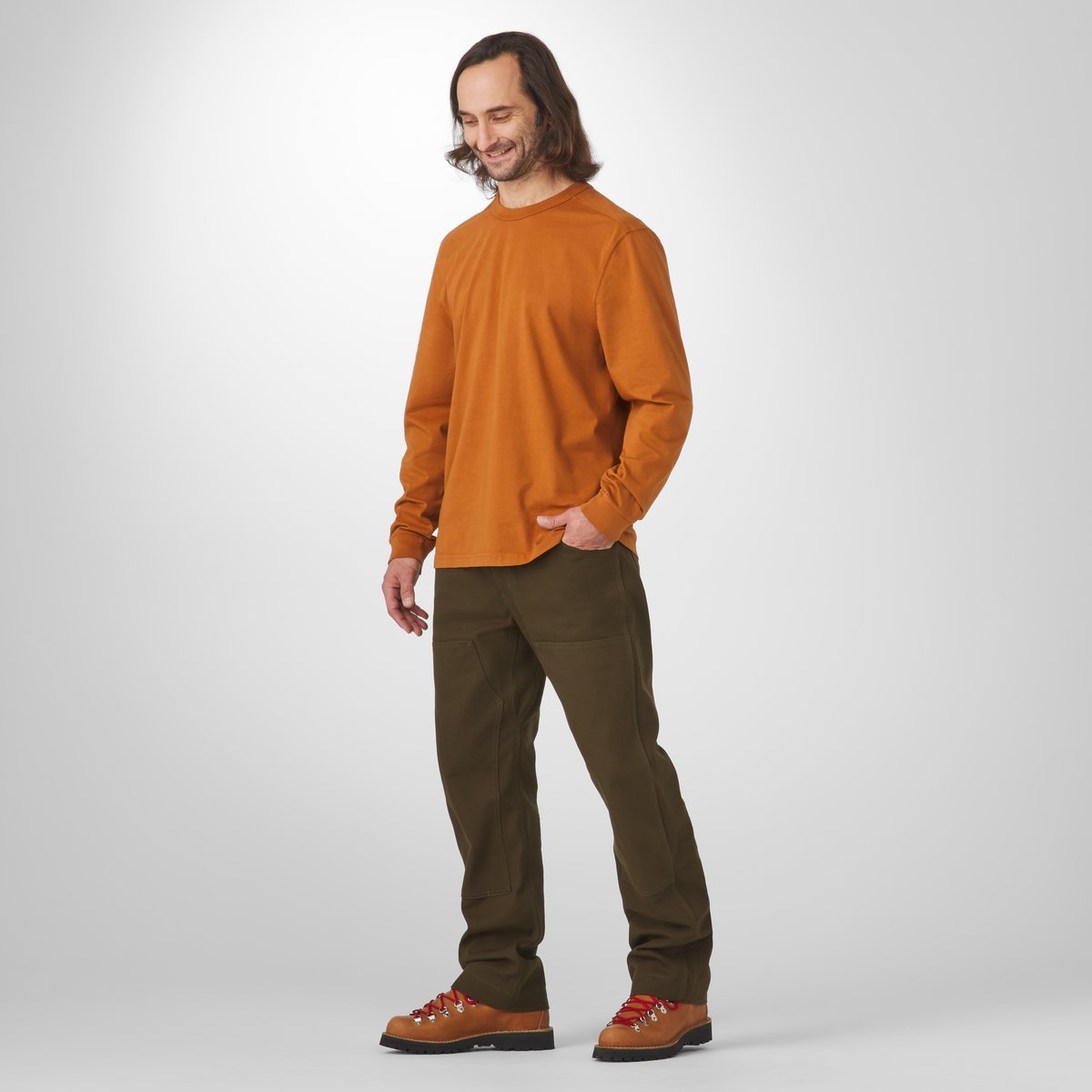 Danner Heavyweight Long Sleeve Tee Glazed Ginger