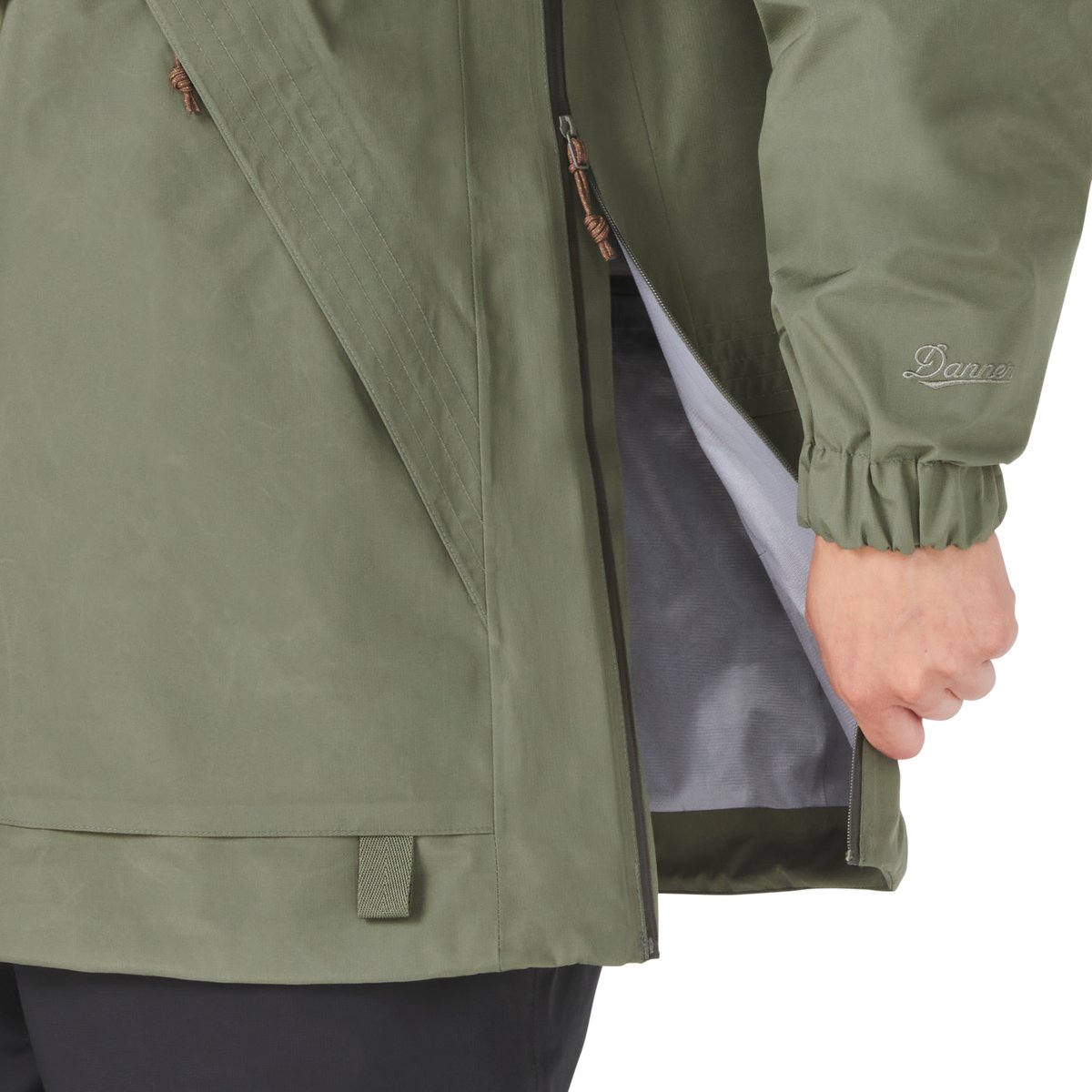 Danner Cascade Crest Packable GTX Jacket Dusty Olive