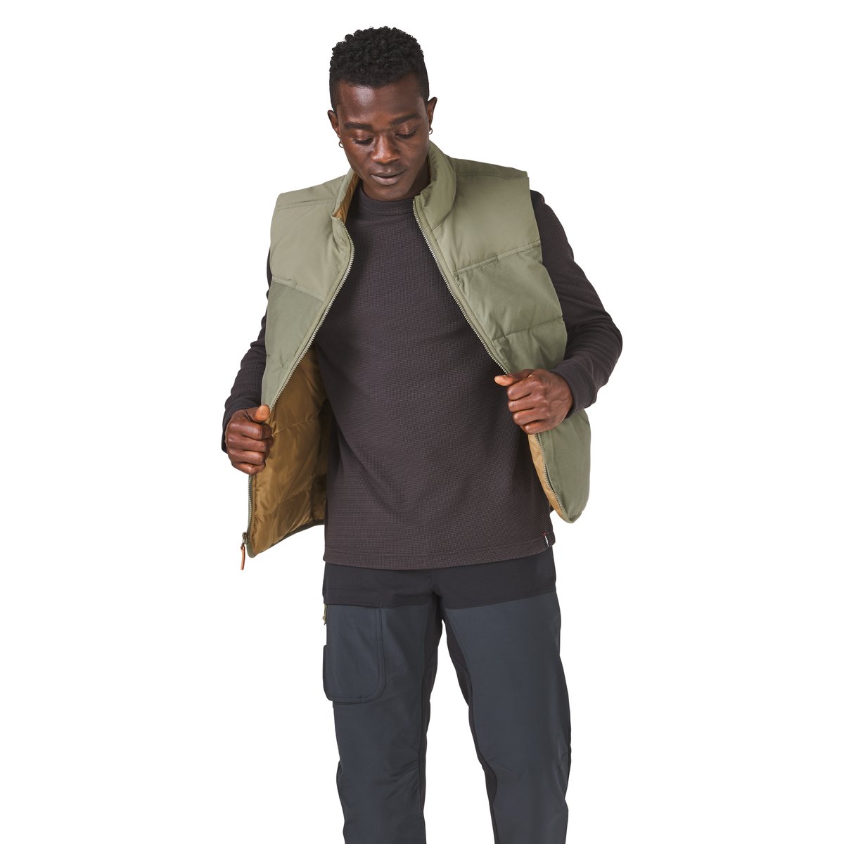 Danner Zigzag Down Vest Dusty Olive