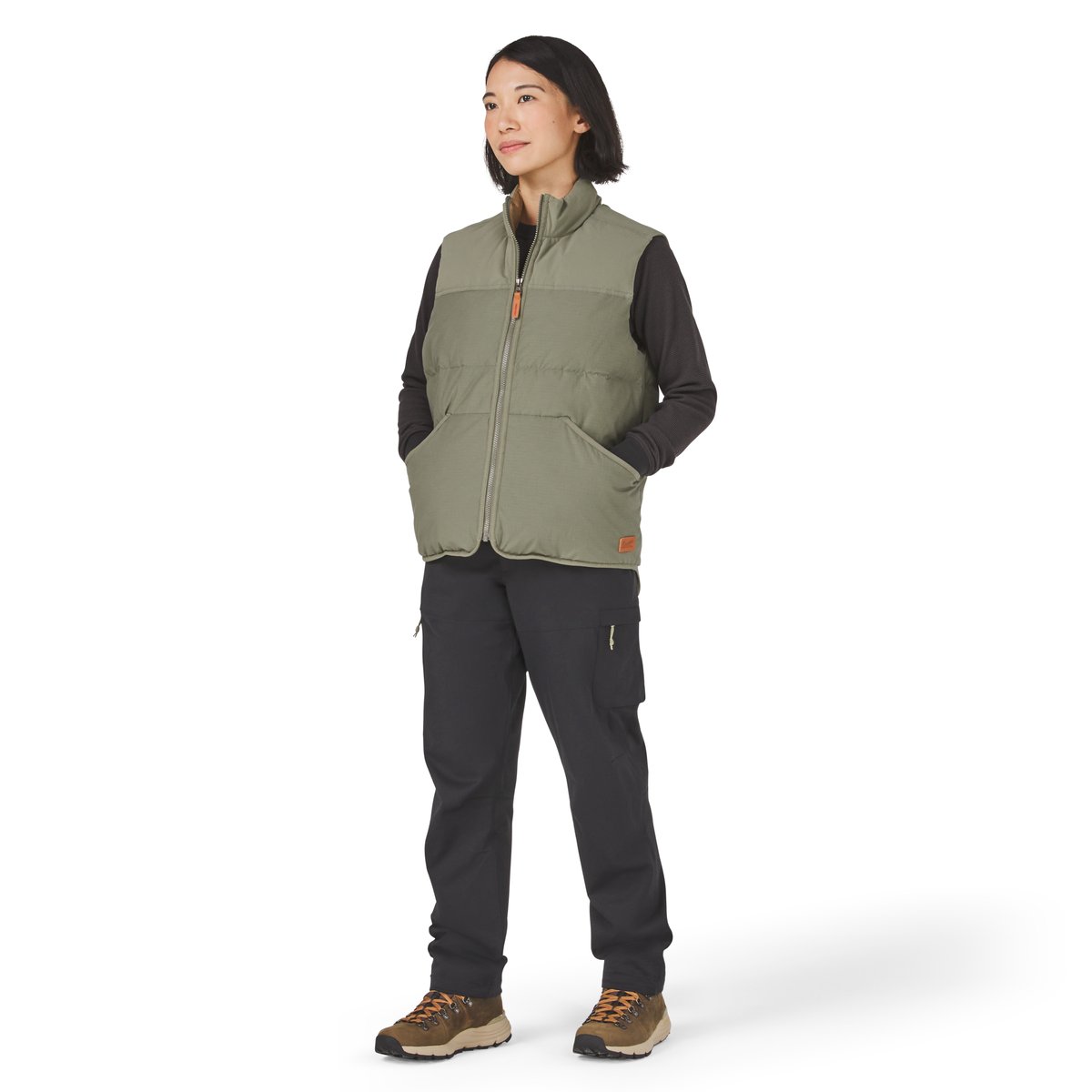 Danner Zigzag Down Vest Dusty Olive