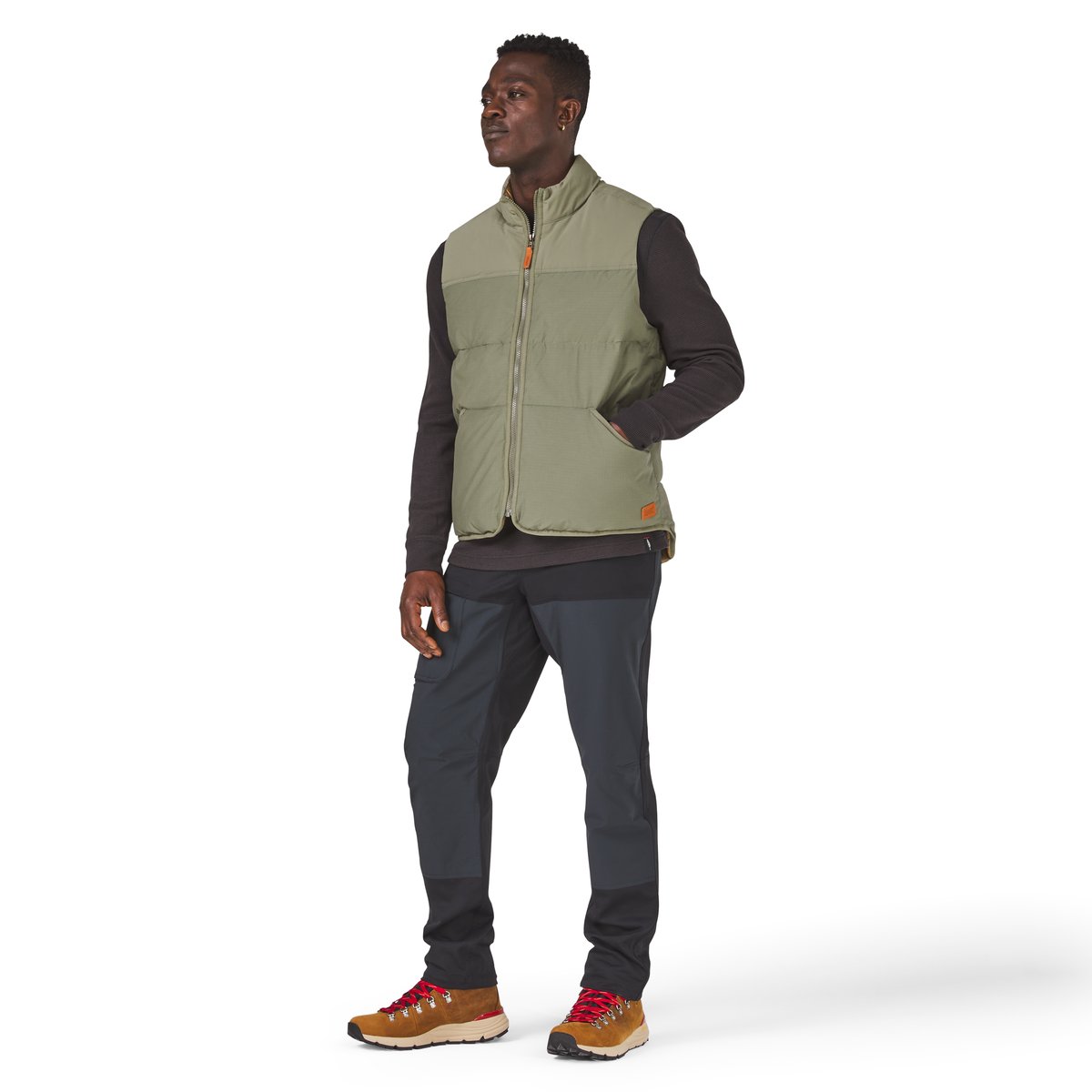 Danner Zigzag Down Vest Dusty Olive