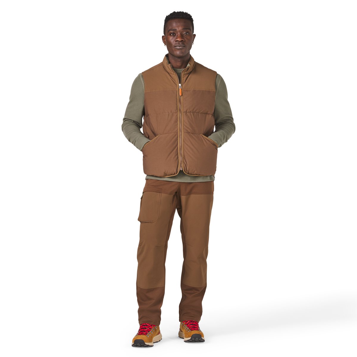 Danner Zigzag Down Vest Dark Earth