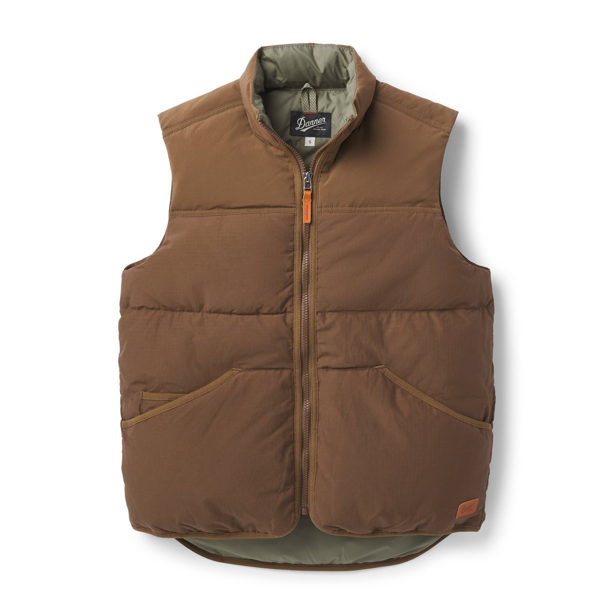 Danner Zigzag Down Vest Dark Earth