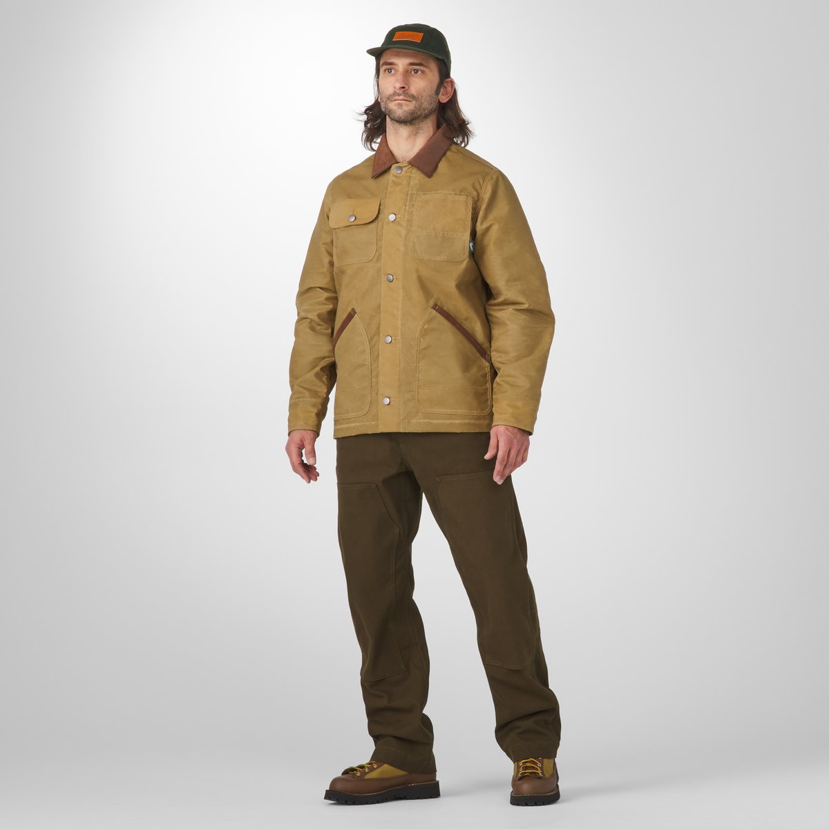 Danner Shipyard Waxed Canvas Jacket  Tan/Bison