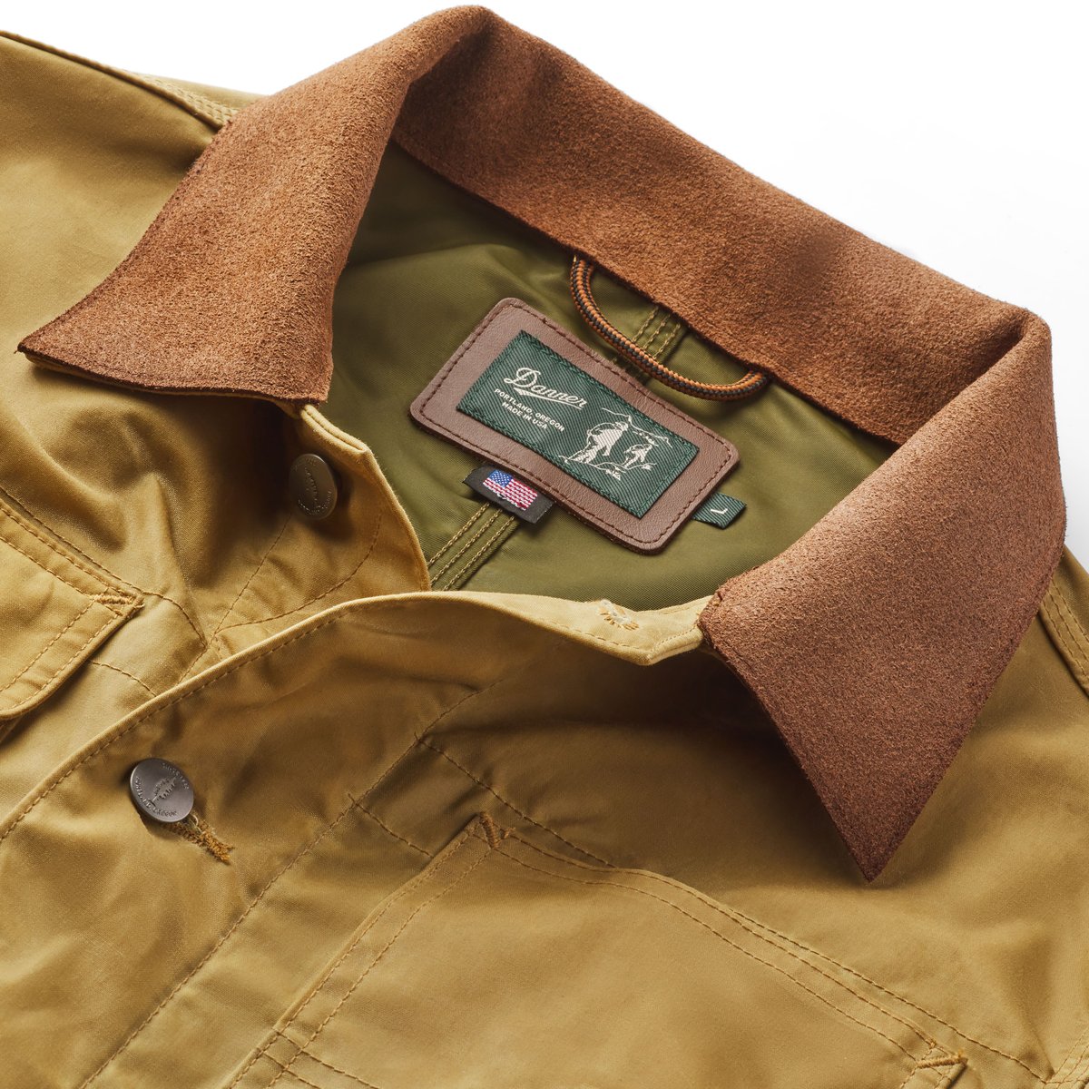 Danner Shipyard Waxed Canvas Jacket  Tan/Bison
