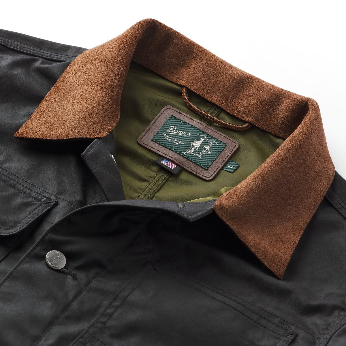 Danner Shipyard Waxed Canvas Jacket  Black/Bison