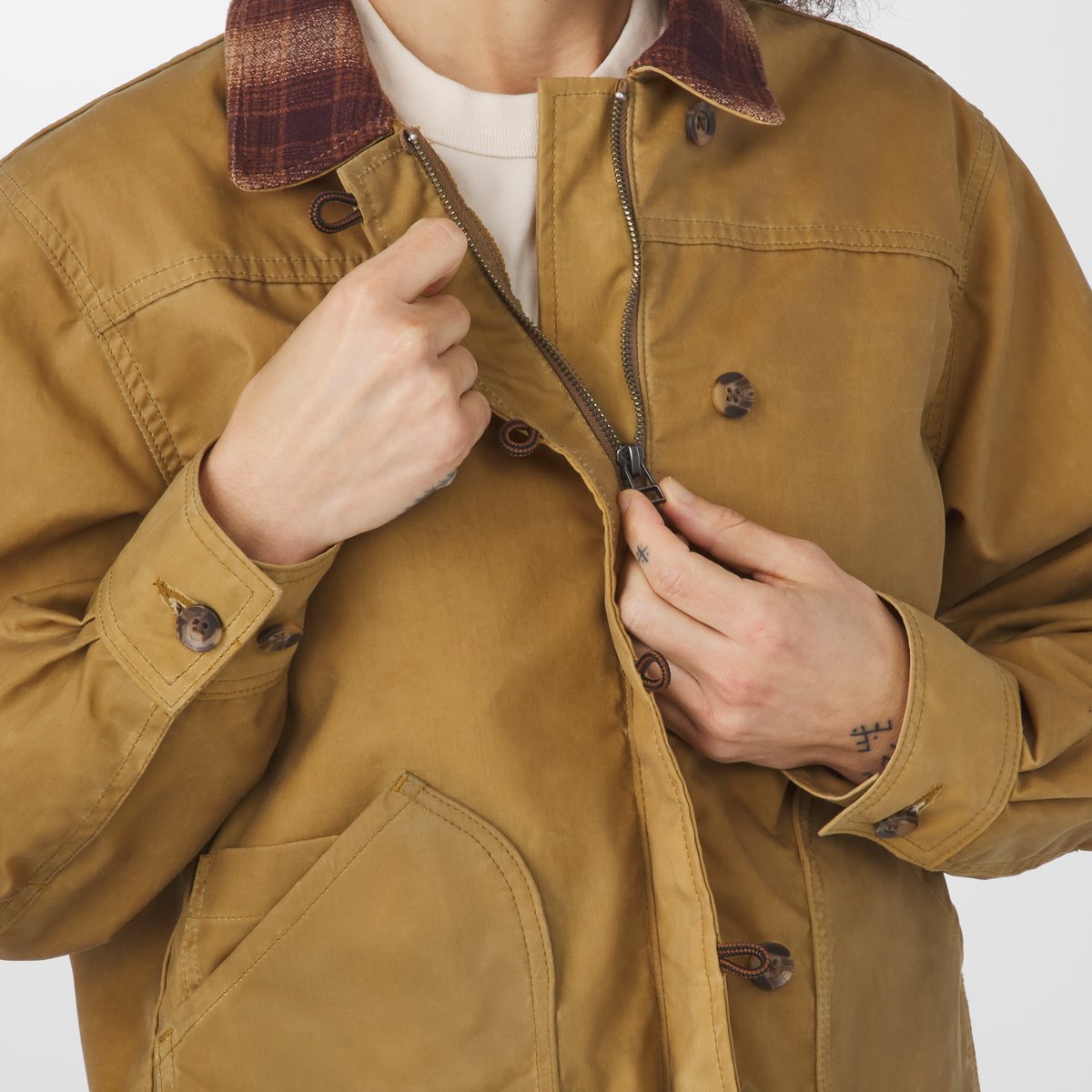 Danner Maywood Waxed Canvas Jacket  Tan/Espresso