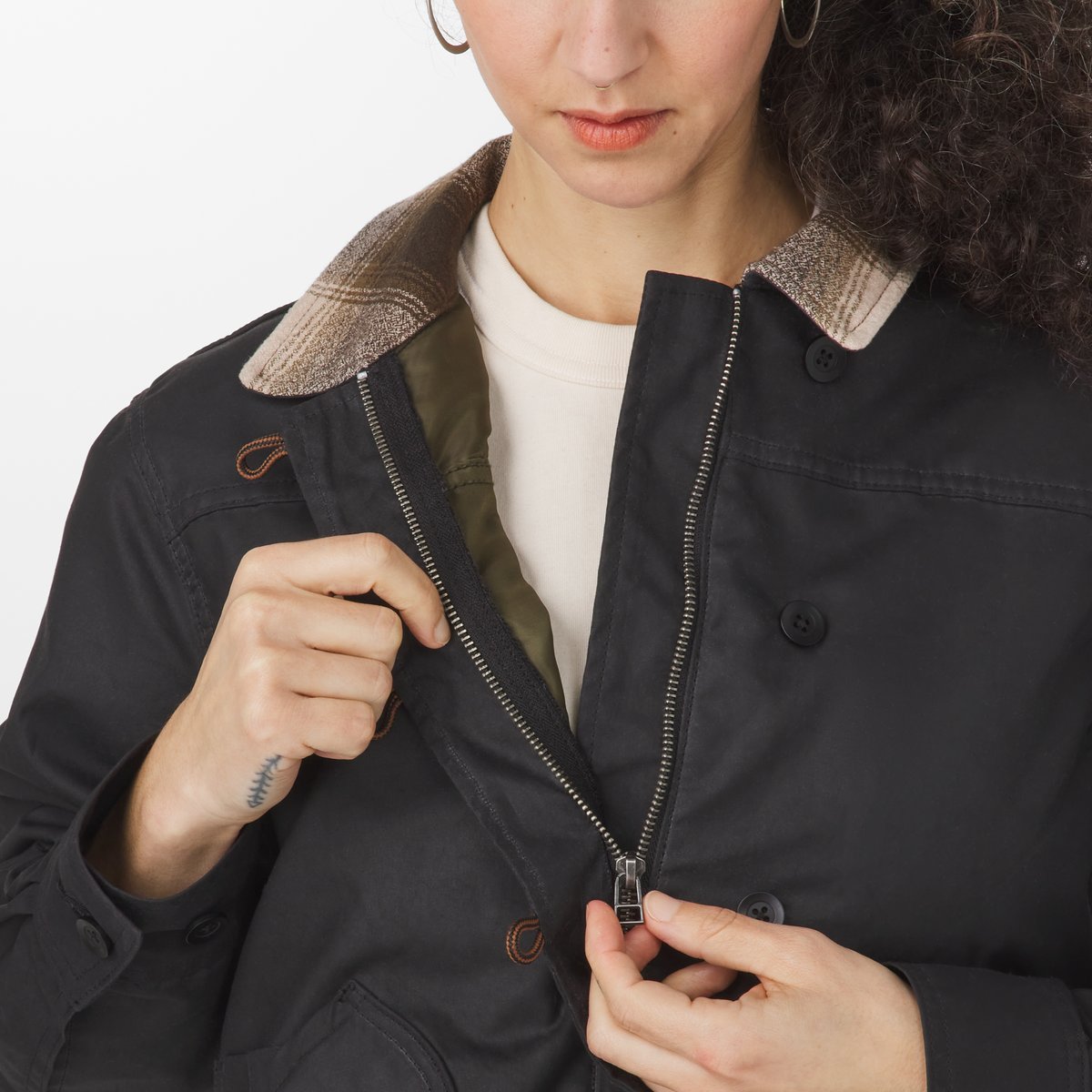 Danner Maywood Waxed Canvas Jacket  Black/Earth