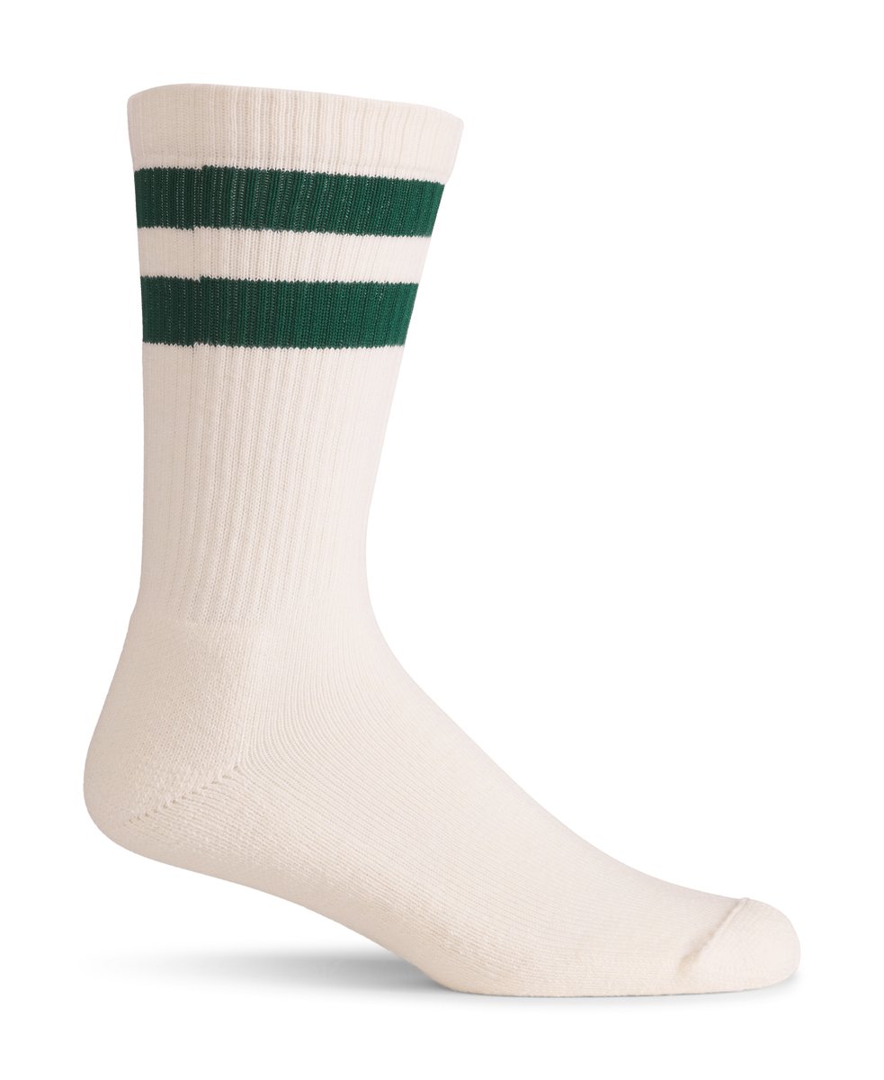 Danner Cotton Socks Midweight Crew - Natural/Green