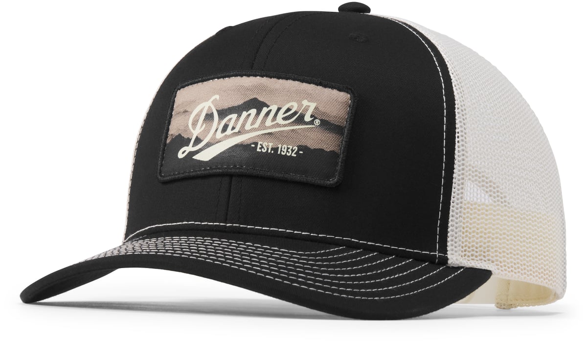 Danner Cloud Cap Trucker Cap Black/Birch