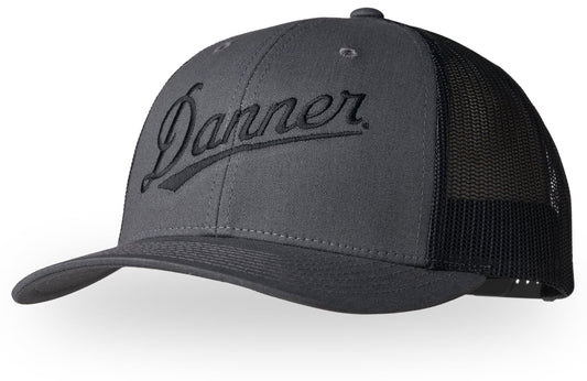 Danner Embroidered Trucker Hat Charcoal/Black