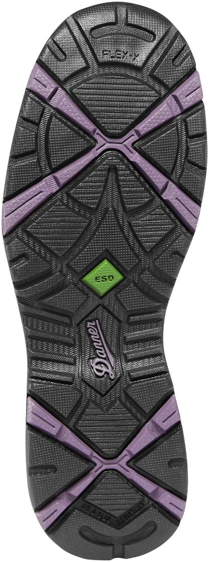 Danner Women's Springfield Low 3" Gray/Purple ESD Composite Toe (NMT)
