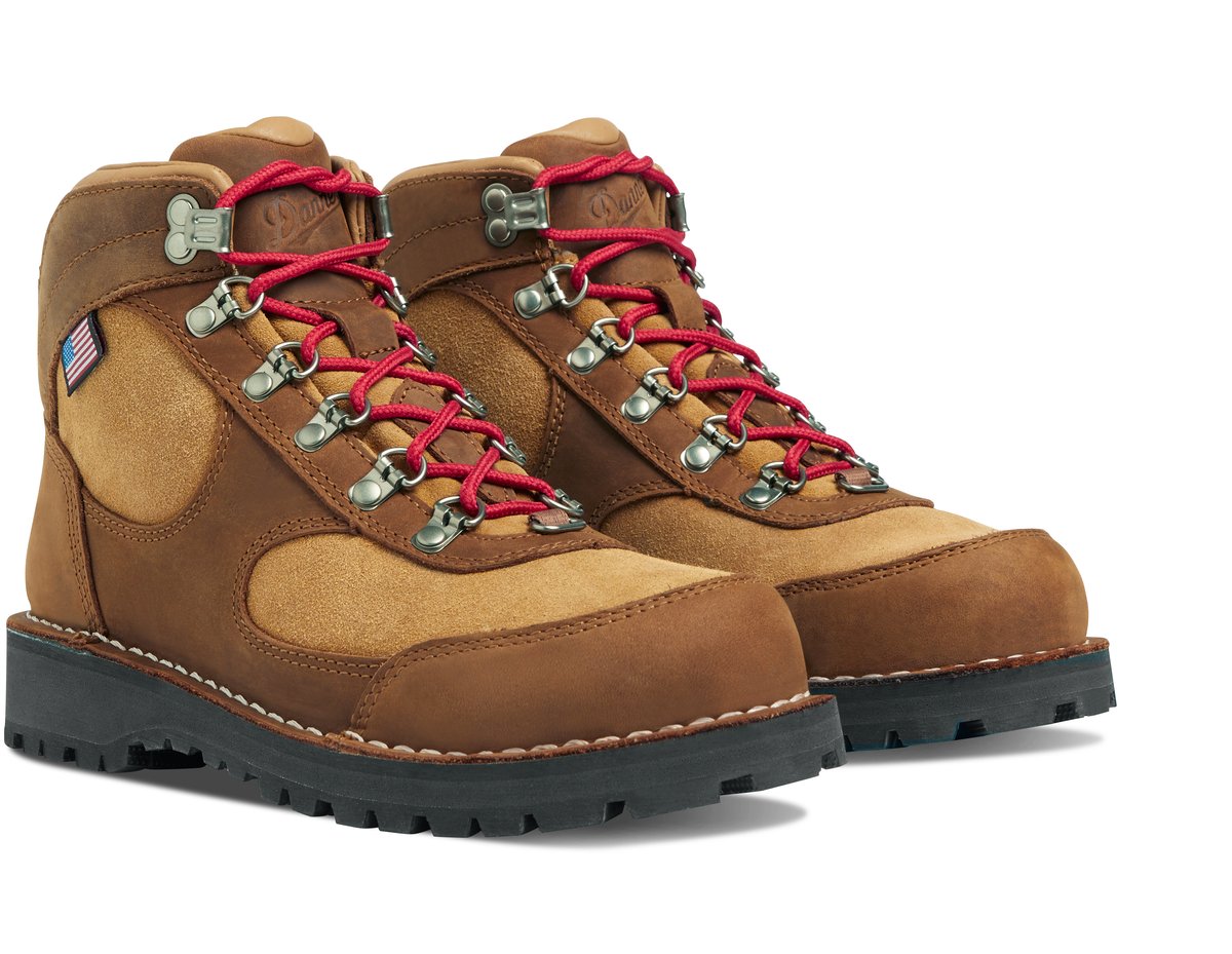 Danner Cascade Crest Grizzly Brown/Rhodo Red
