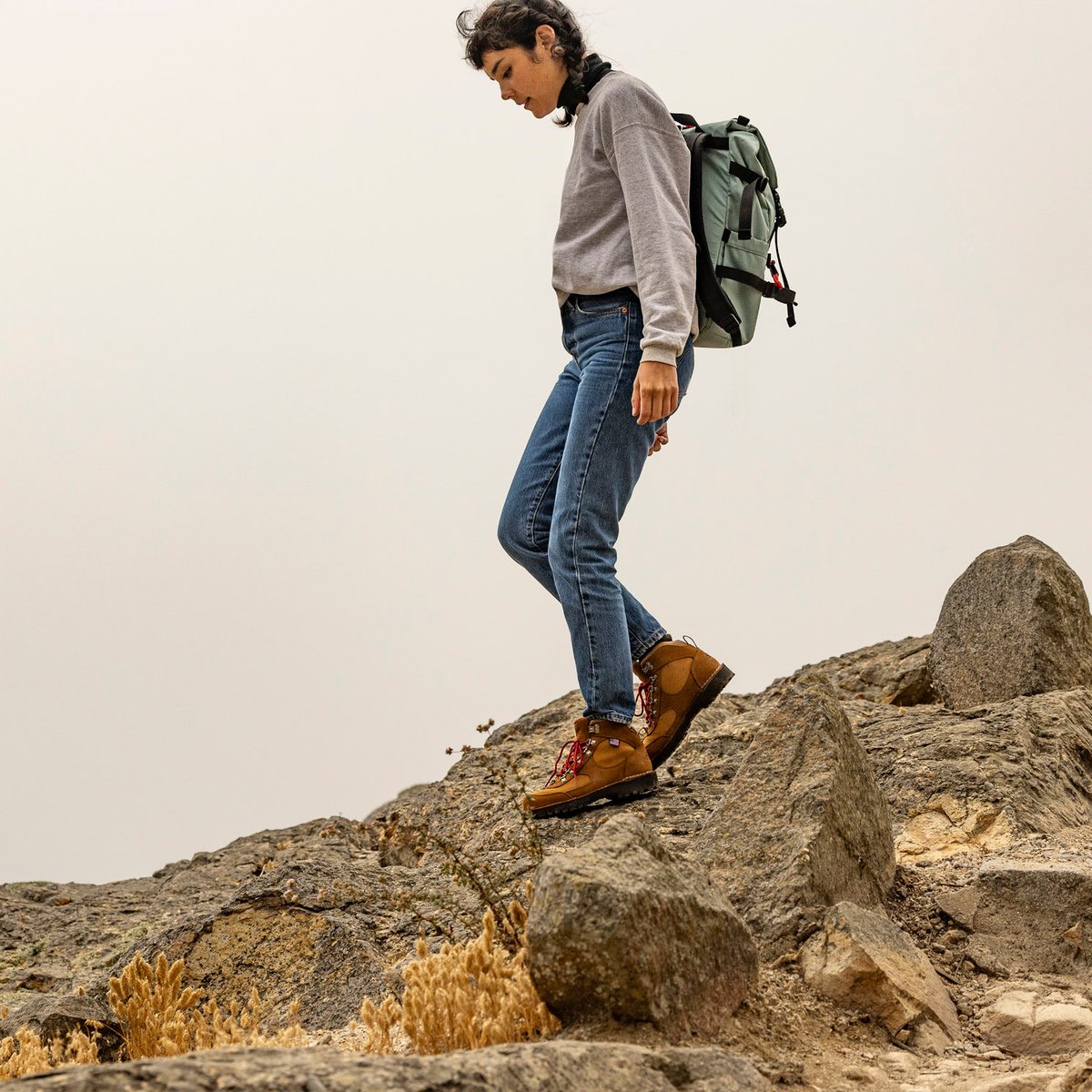 Danner Cascade Crest Grizzly Brown/Rhodo Red