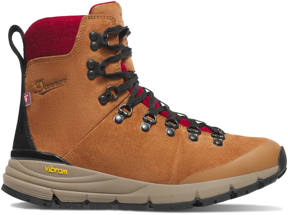 Danner Arctic 600 Side-Zip Brown/Red Felt 200G