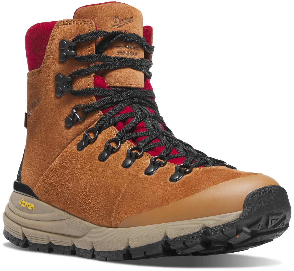 Danner Arctic 600 Side-Zip Brown/Red Felt 200G