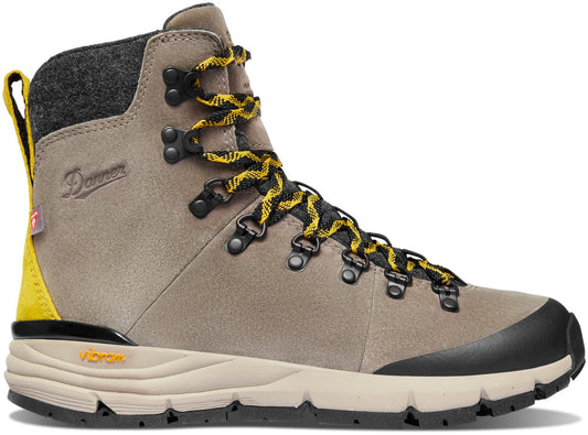 Danner Arctic 600 Side-Zip Driftwood/Yellow Insulated 200G