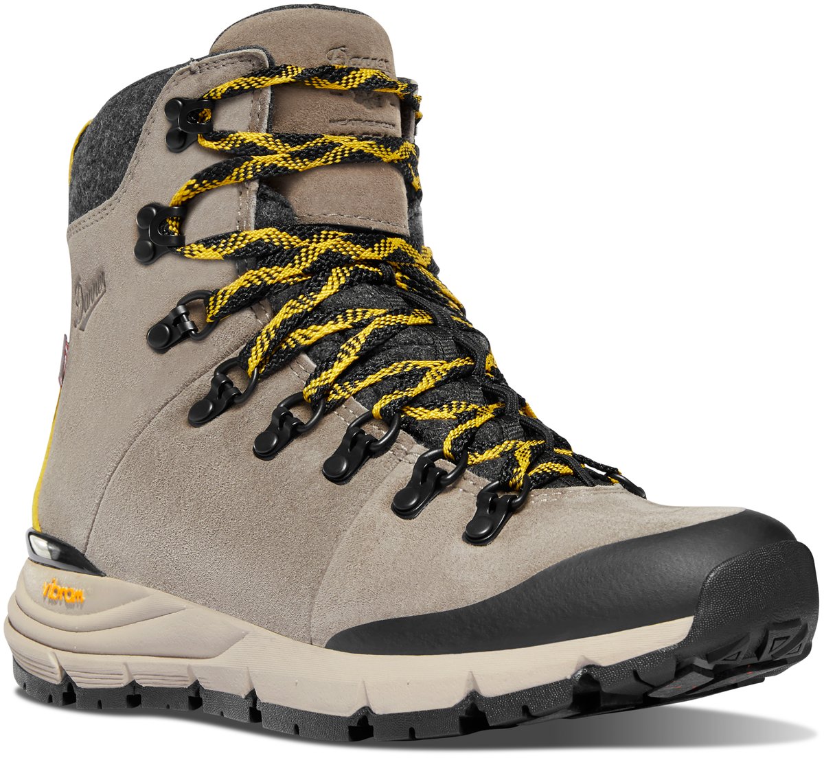 Danner Arctic 600 Side-Zip Driftwood/Yellow Insulated 200G