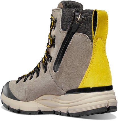 Danner Arctic 600 Side-Zip Driftwood/Yellow Insulated 200G