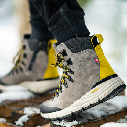 Danner Arctic 600 Side-Zip Driftwood/Yellow Insulated 200G