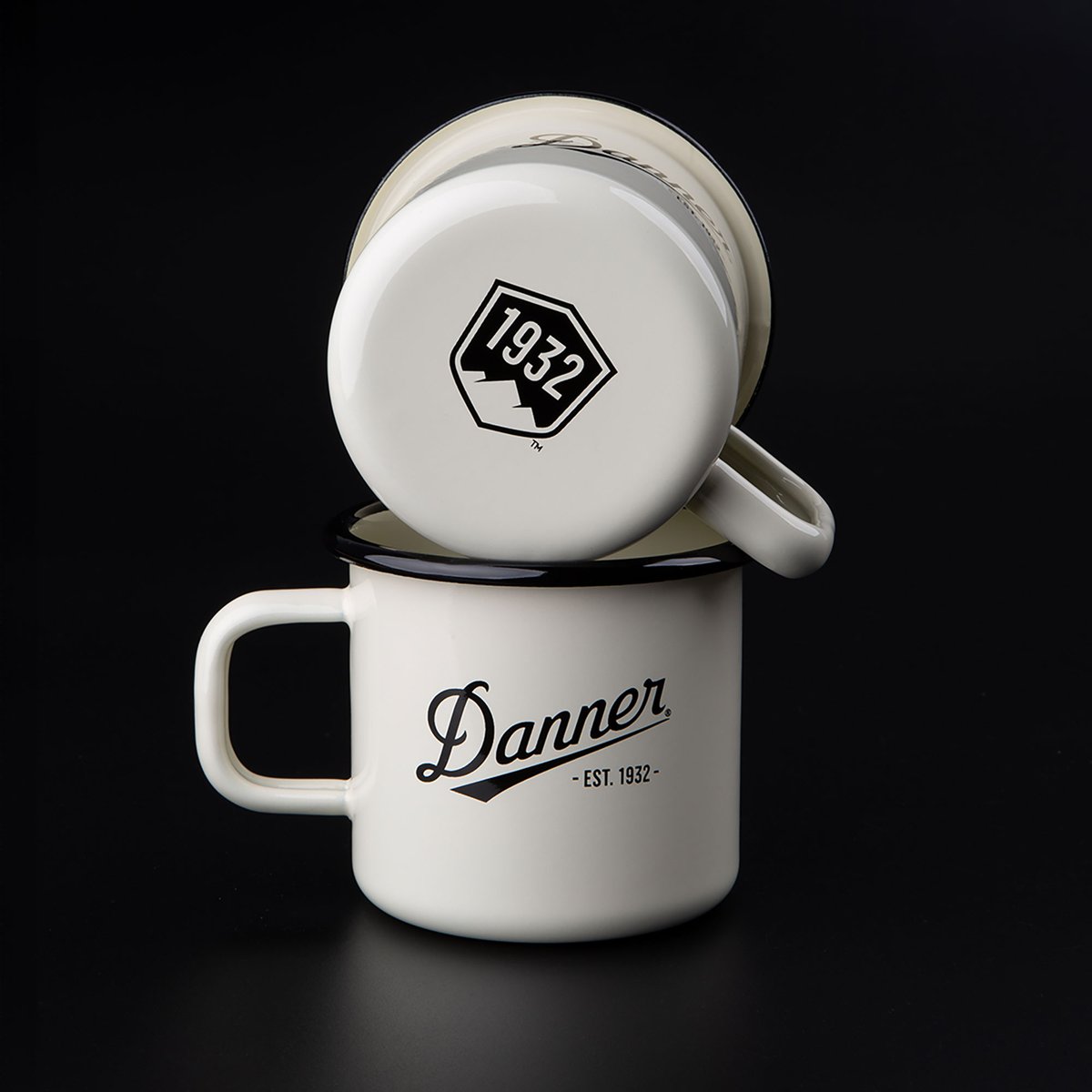 Danner Enamel Camp Mug 12oz  Cream