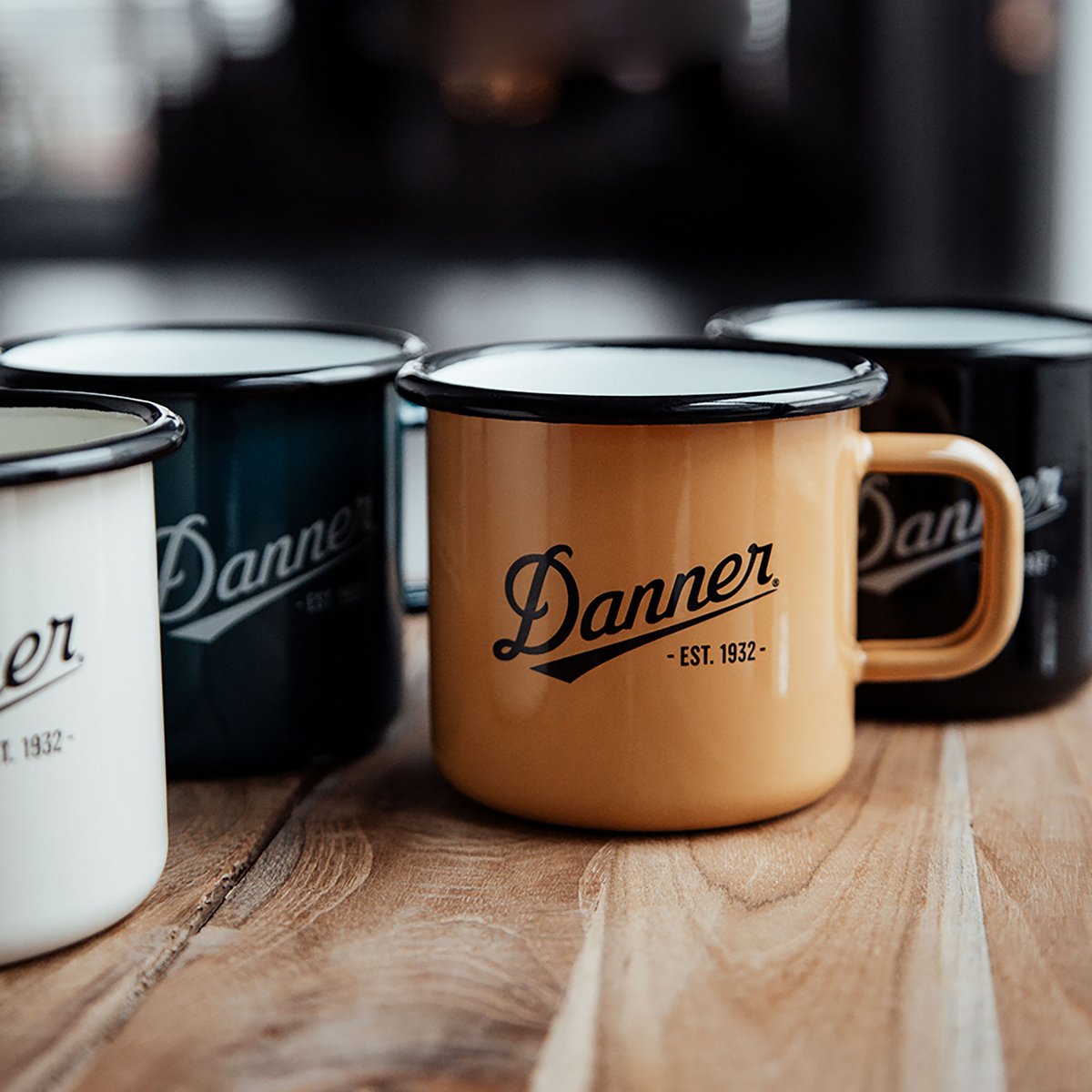 Danner Enamel Camp Mug 12oz Apricot Yellow
