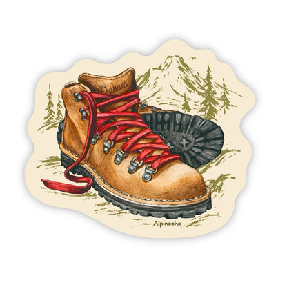 Danner Alpinecho x Danner Sticker 2.7" x 3" Mountain Light